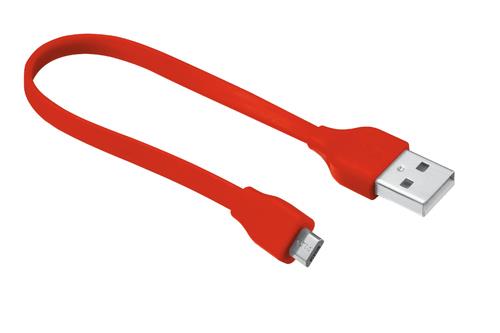 TRUST Cavo micro-USB Trust Flat 1 m rosso